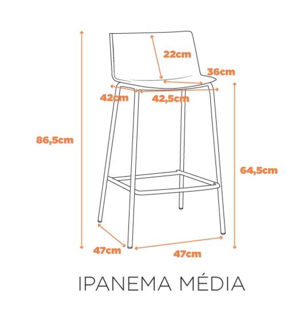 Banqueta Ipanema  Média F. - Imagem 5