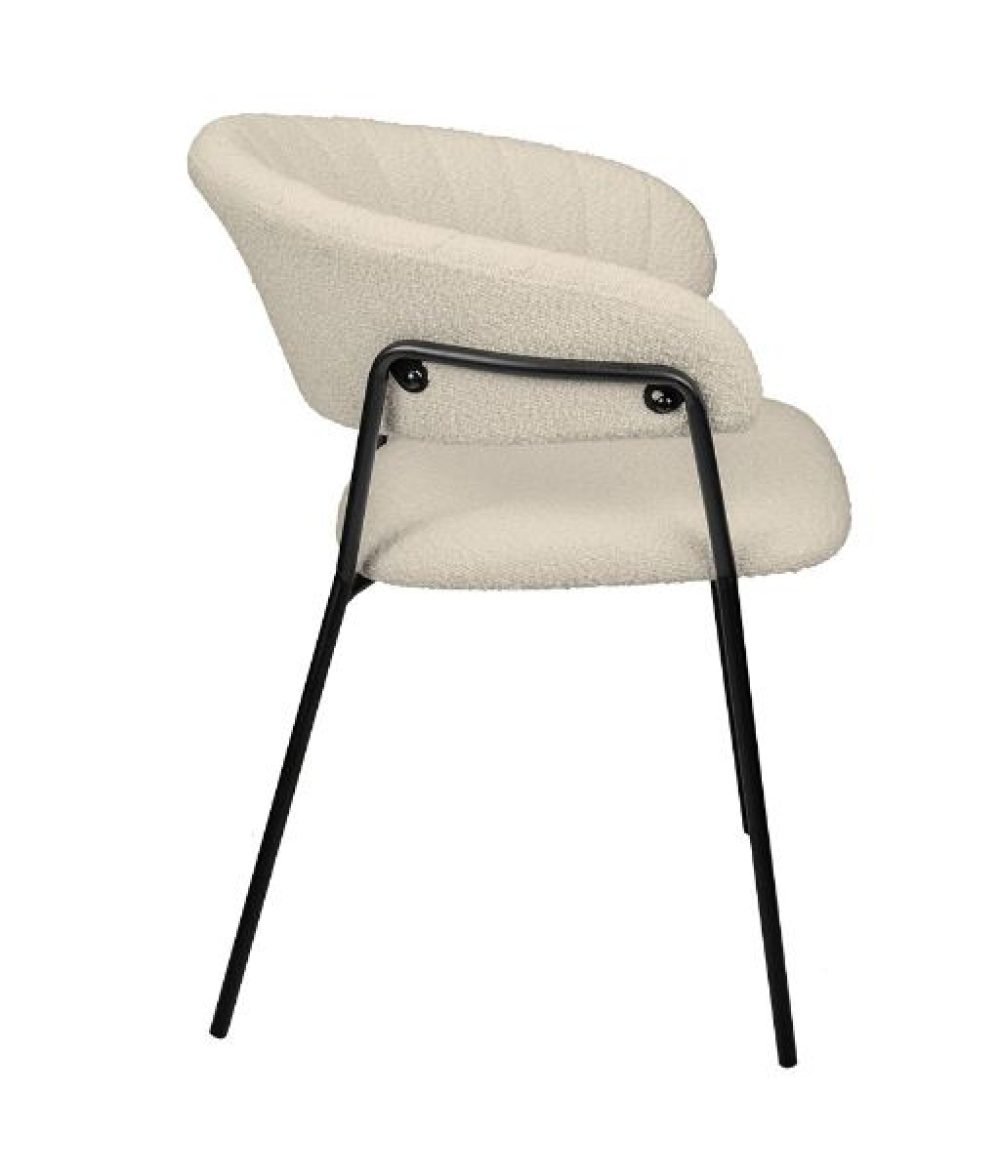 Cadeira Mara - Bouclé Off White - Imagem 2