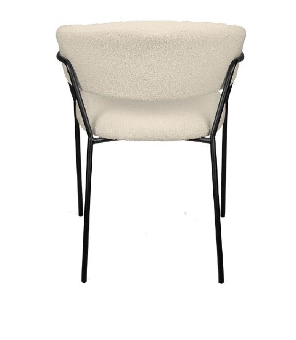 Cadeira Mara - Bouclé Off White - Imagem 3