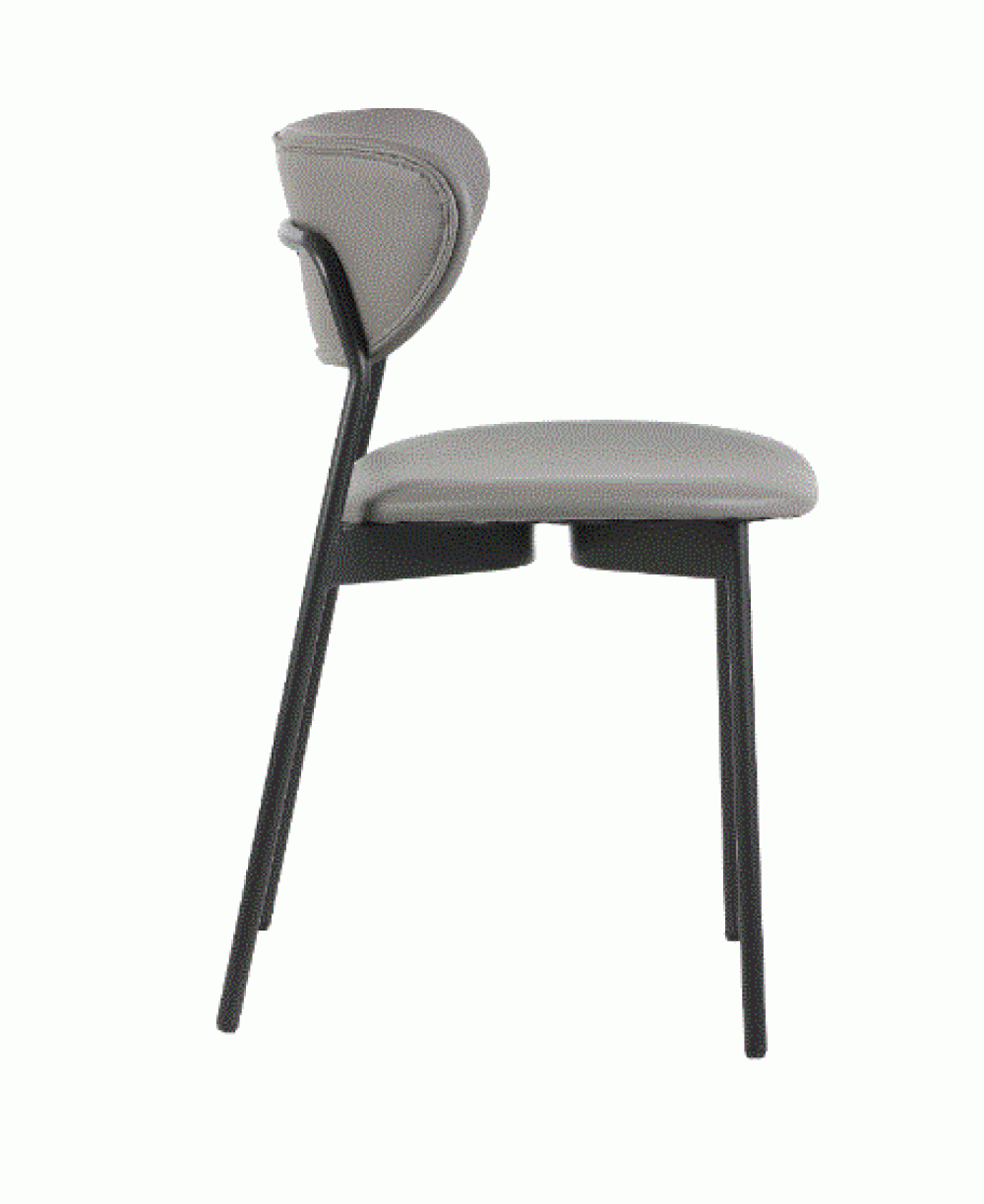 Cadeira Agatha - PU Cinza - Imagem 3