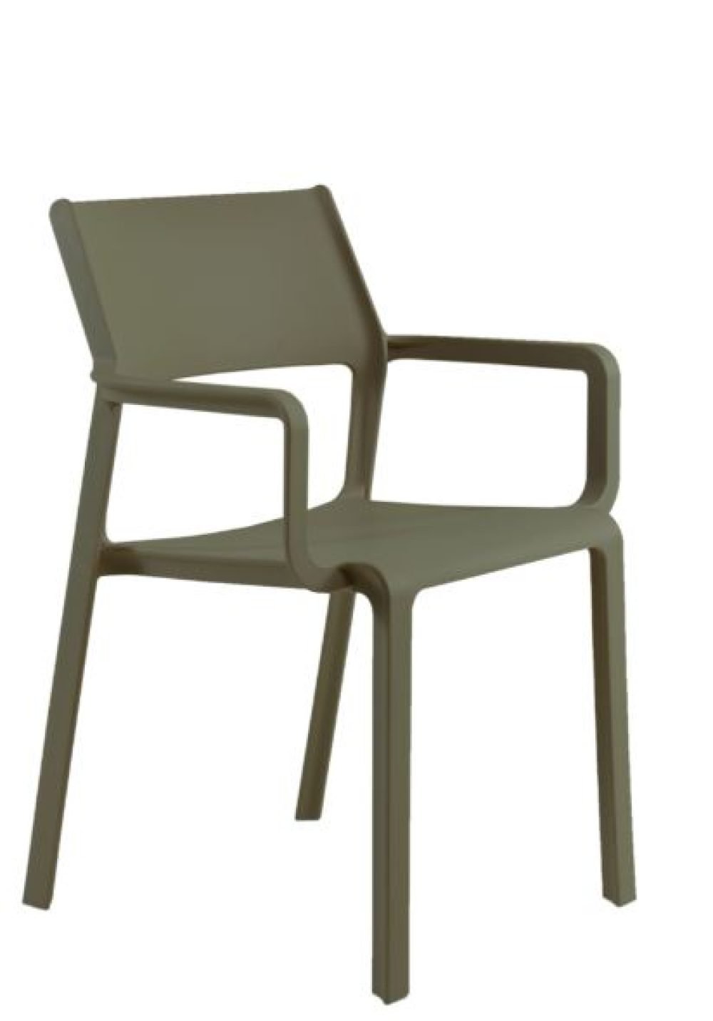 Cadeira Santorini com braços Verde Musgo